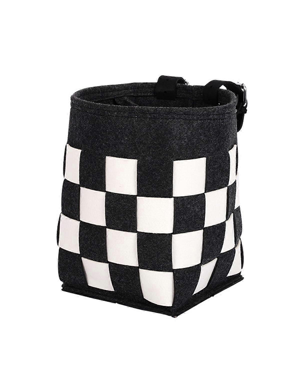 Bicycle Basket with Fixed Bracket - Rust-Proof Front Basket for Electric Bicycles, Durable Metal, Easy Installation