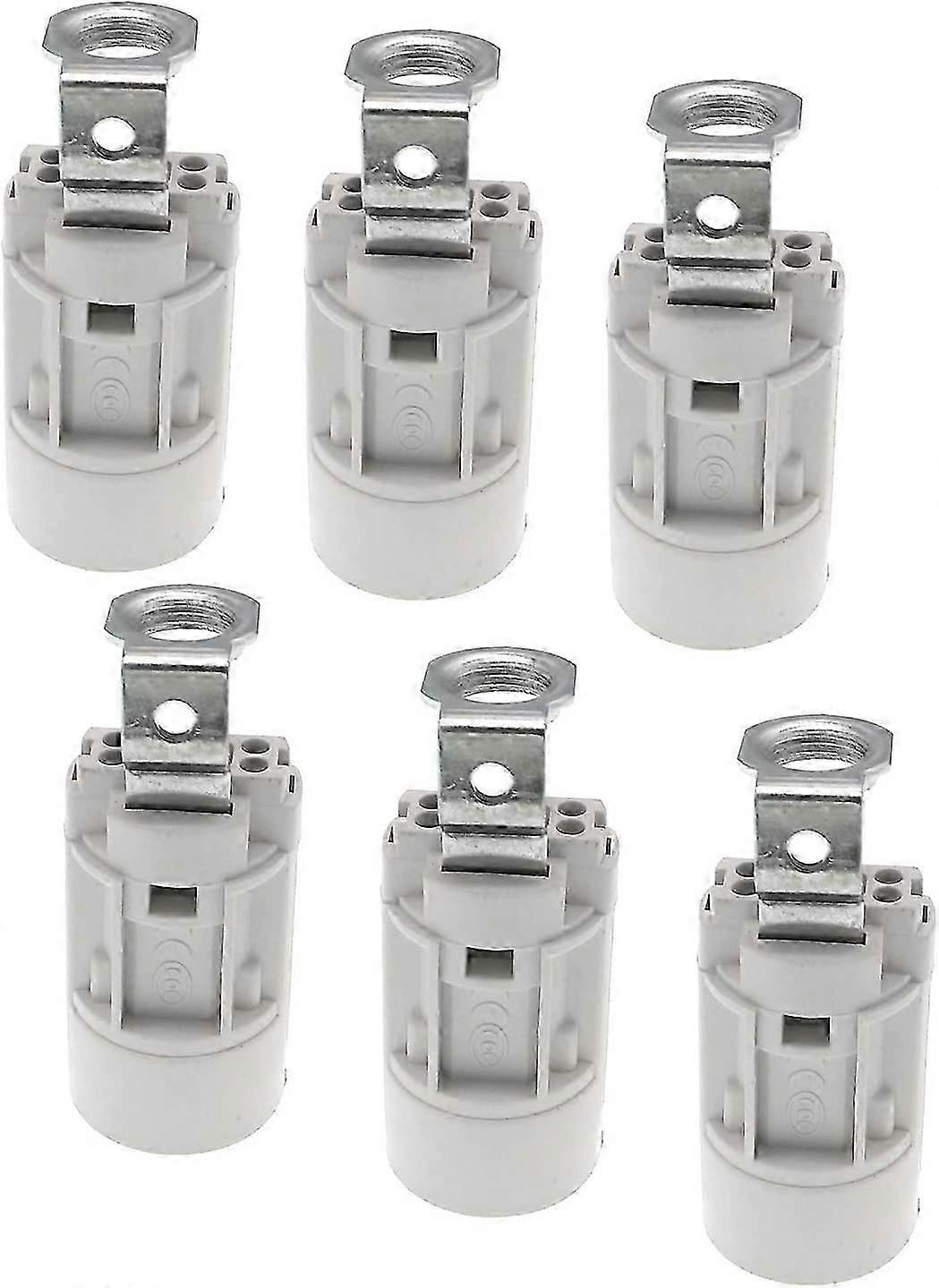 E14 Flame Bulb Base, Thermoplastic, Black, SES 52mm High, 1/8 IPS Hickey Thread