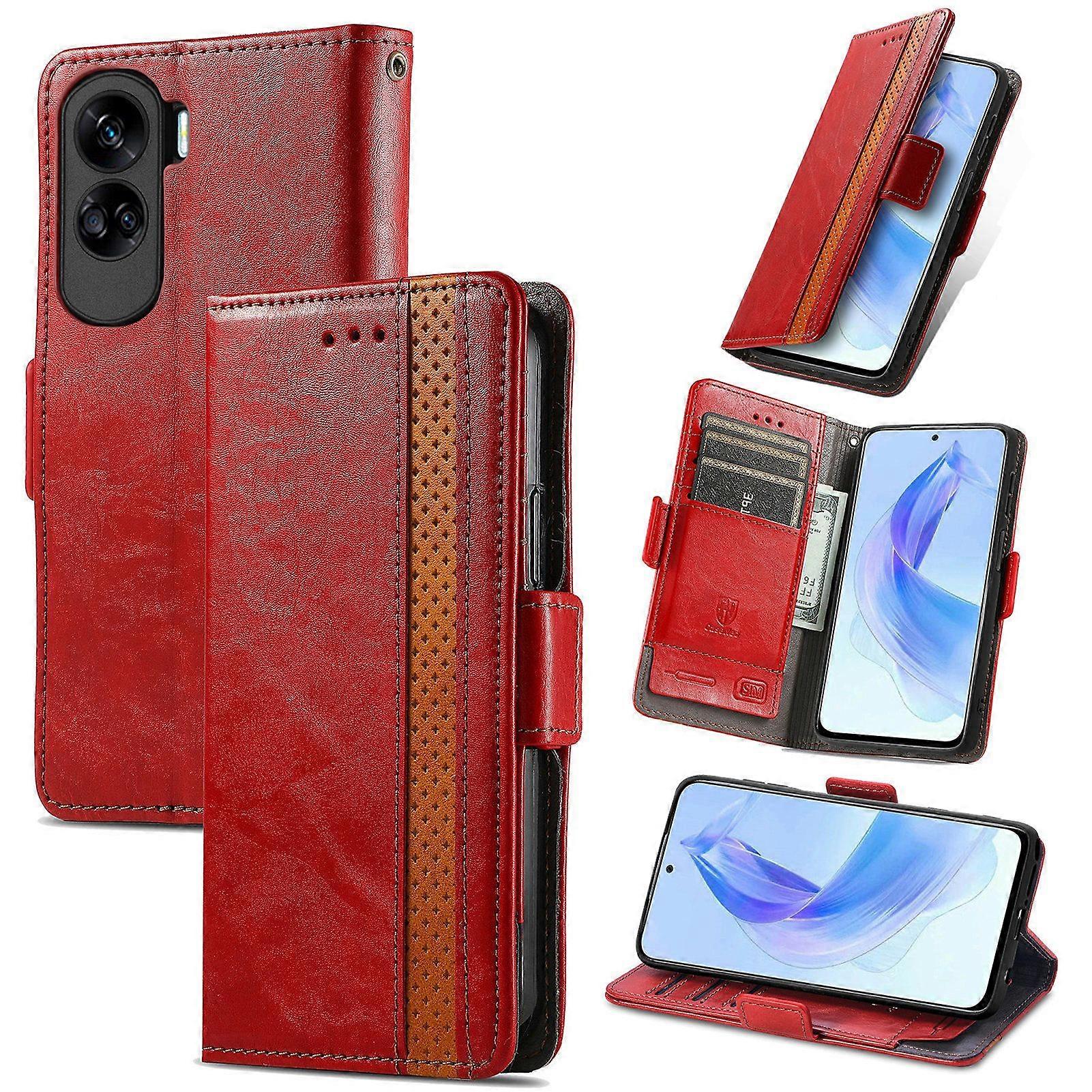 Compatible With Honor 90 Lite Wallet Case, PU Leather Flip Case with Card Holders RFID Blocking Kickstand Phone Cover