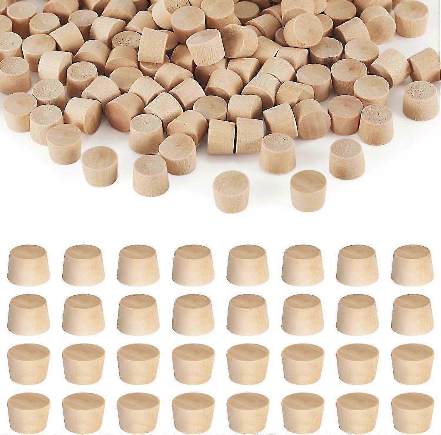 160 stk flathode treplugger, 3/8 tommers multifunksjonelle treskrueplugger tre