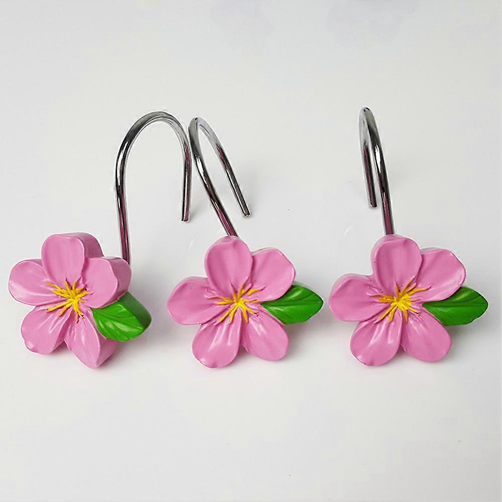 12Pcs Curtain Hanging Hooks Anti-rust Bathroom Curtains Hooks