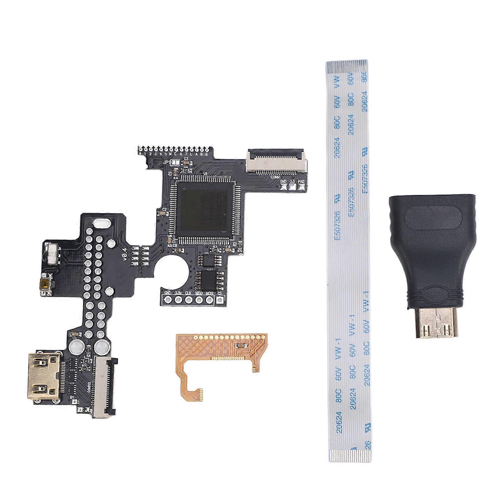 HD Multimedia Interface PCBA Board Flexible Cable Kit for Wii Game Console Line Doubler 480P 576P