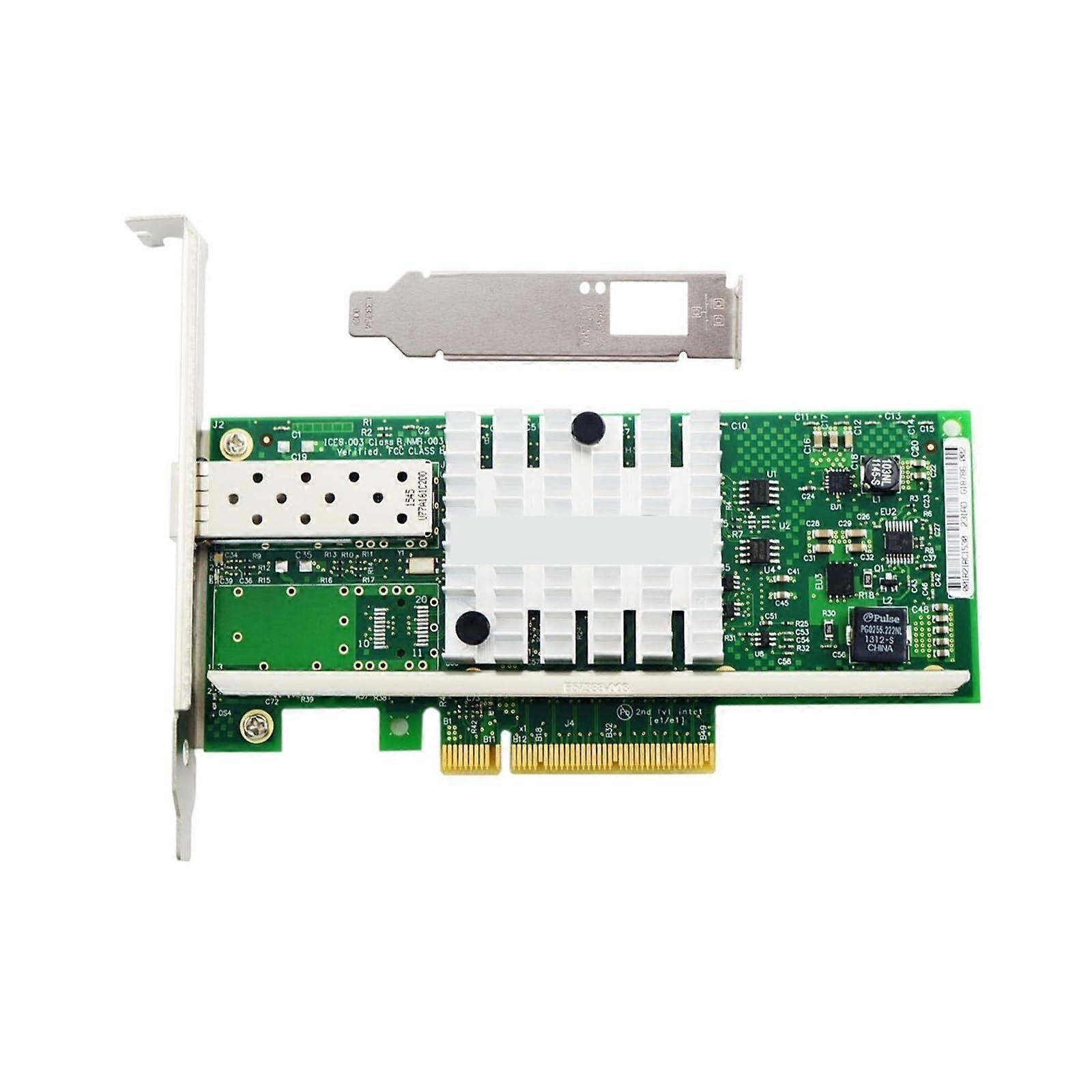 Single Port Network Card X520-SR1 PCIE2.0 x8 10G NIC SPF+ Single Port Network Card for 82599EN Chip X520-DA1(X520-DA1)