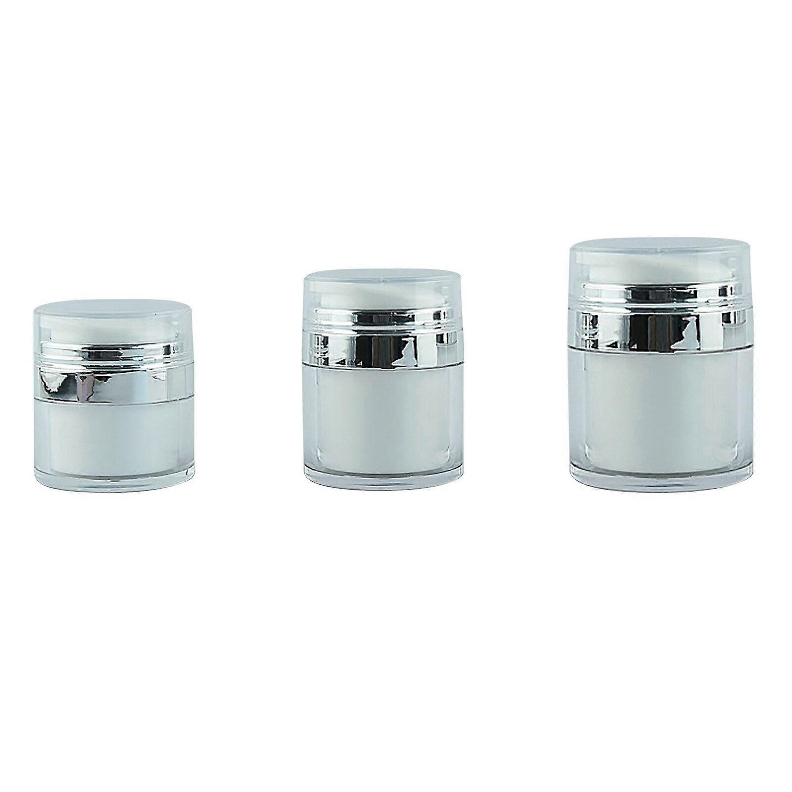 Best offer 30% Airless Pump Jar Empty Acrylic Cream Bottle Refillable Cosmetic Container 2023 New
