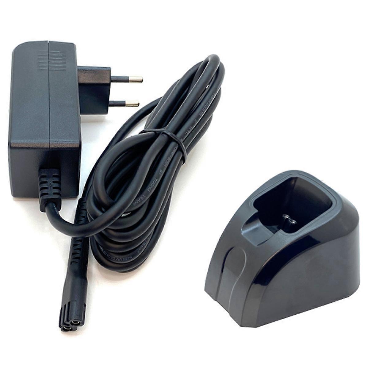 Hair Clippers Adapter with Base for Shaver Trimmer EU Plug