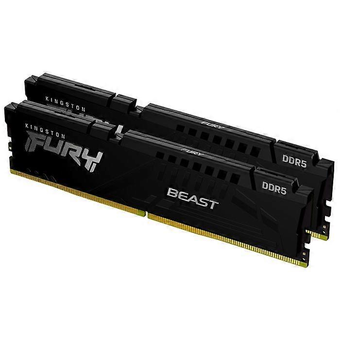 Arbeitsspeicher DDR5 KINGSTON FURY Beast Schwarz XMP - 64GB 6000MT/s CL30 DIMM 2er Set
