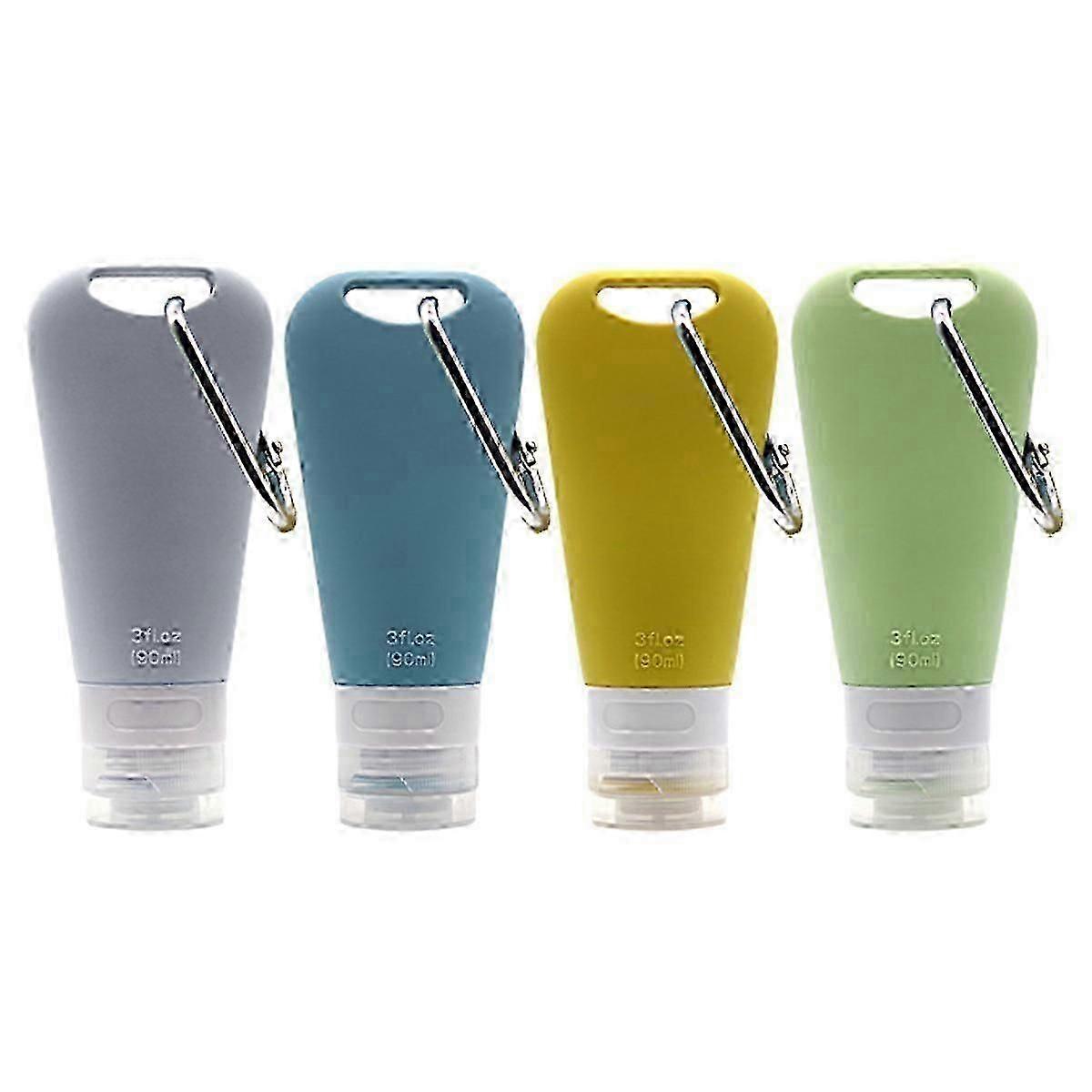 Påfyllbare reiseflasker i silikon