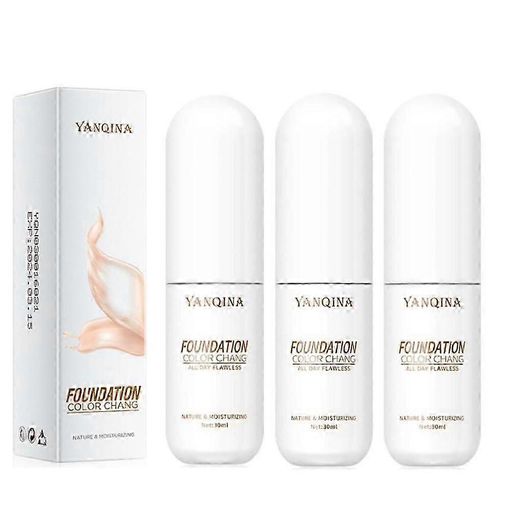 1-3pcs Pro Classic 30ml Color Changing Foundation Magic Flawless Concealer Face Makeup