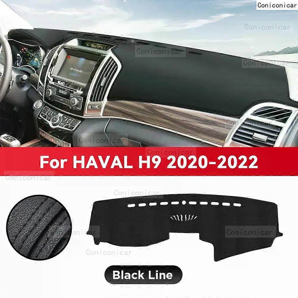 Dashboard Cover Mat Protective Pad For HAVAL H9 2022 2021 2020 Car Accessories Dash Board Sunshade Anti-UV Carpet Dashmat