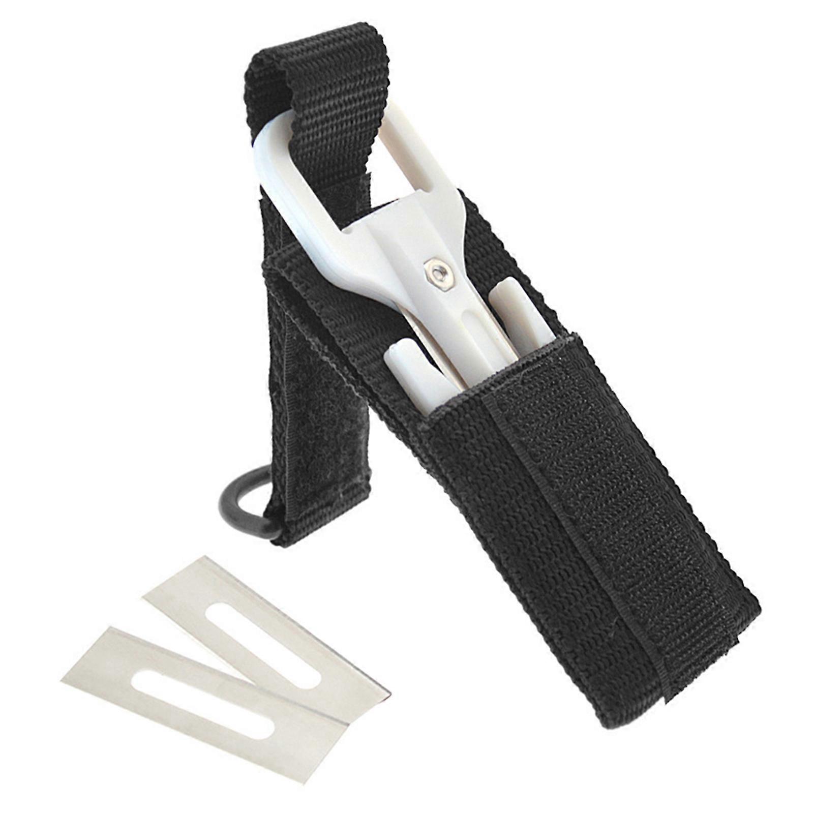 Diving Cutter with Storage Pouch High Safety Fishing Net Line Cutter for Scuba Diving