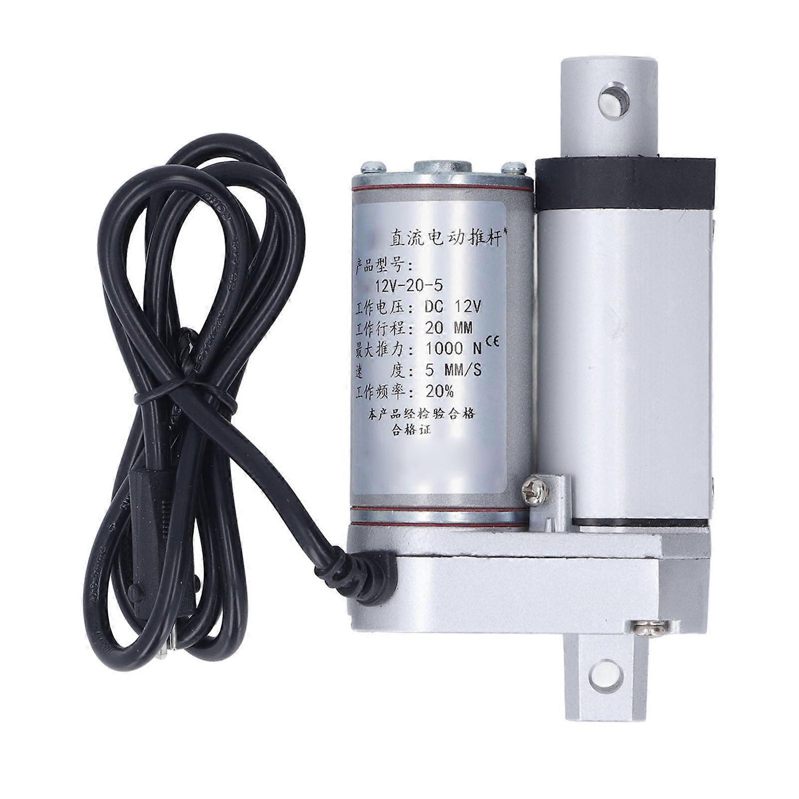 Electric Linear Actuator 20mm Stroke 1000N Thrust Linear Actuator for Machine Equipment