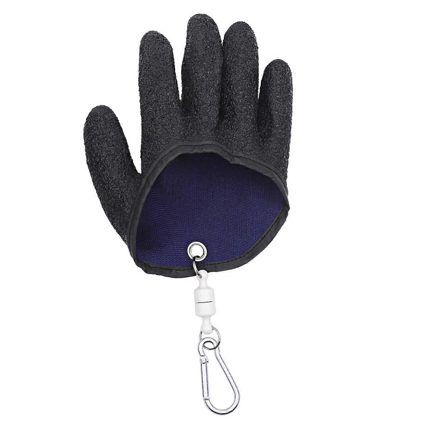 Fishing Catching Glove Protect Hand from Puncture Scrapes Fisherman Professional Catch Fish and with Magnet Release