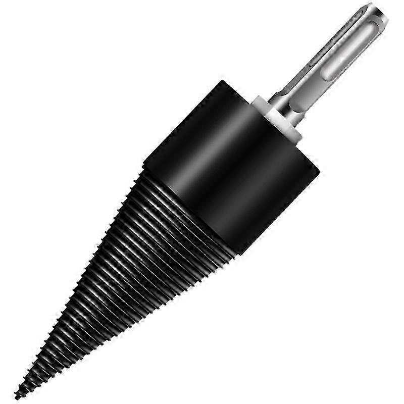 Multi-functional Drill Bit with Round Hex and Triangle Shank for 32/42/50mm Firewood Splitter Reamer and Punch Driver