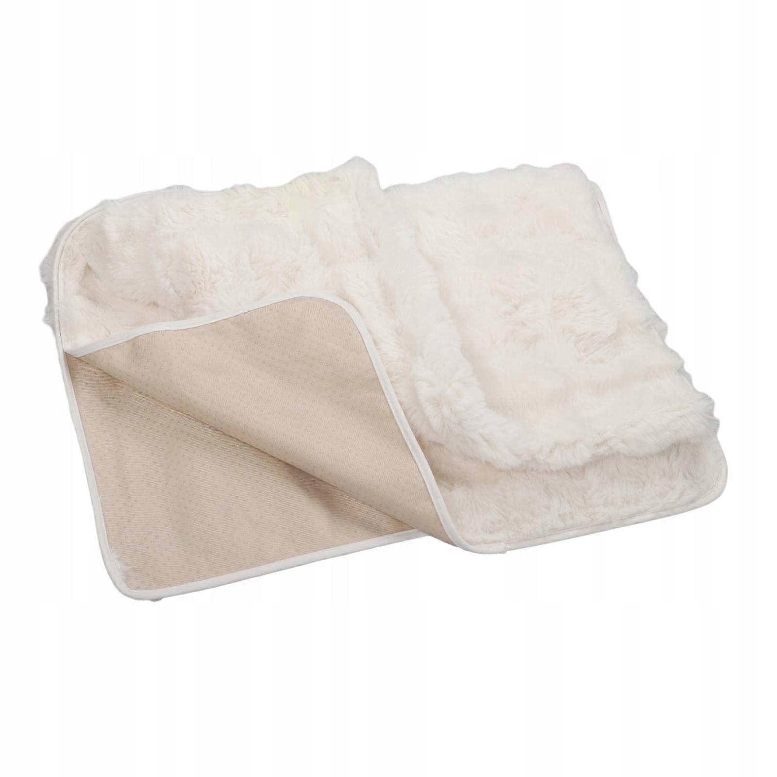 Plush Sofa Cover Blurred Armrest Backrest Cover