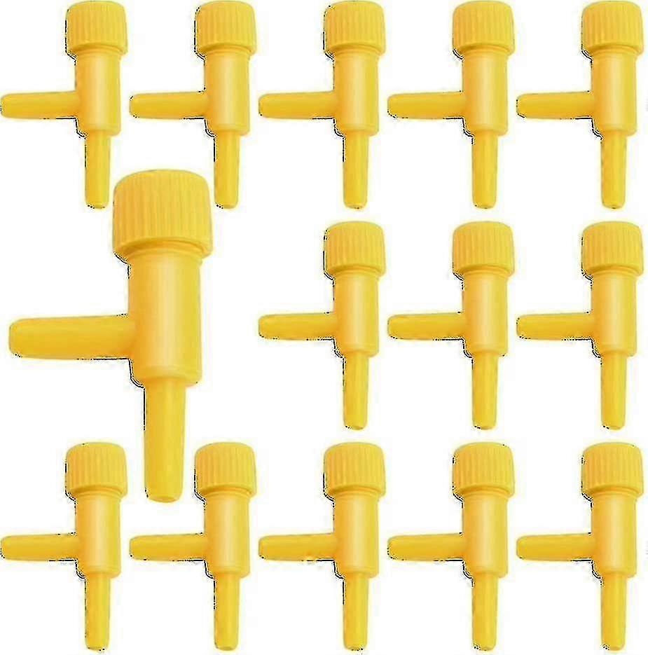 20 Adet Akvaryum Hava Akış Kontrol Vanaları Balık Tankı İçin Ayarlanabilir Regülatör