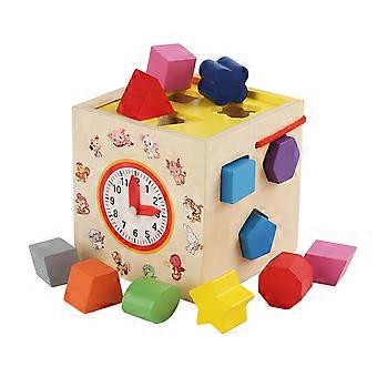 Wooden Activity Center Montessori for Activity Sensory Exploration Birthday