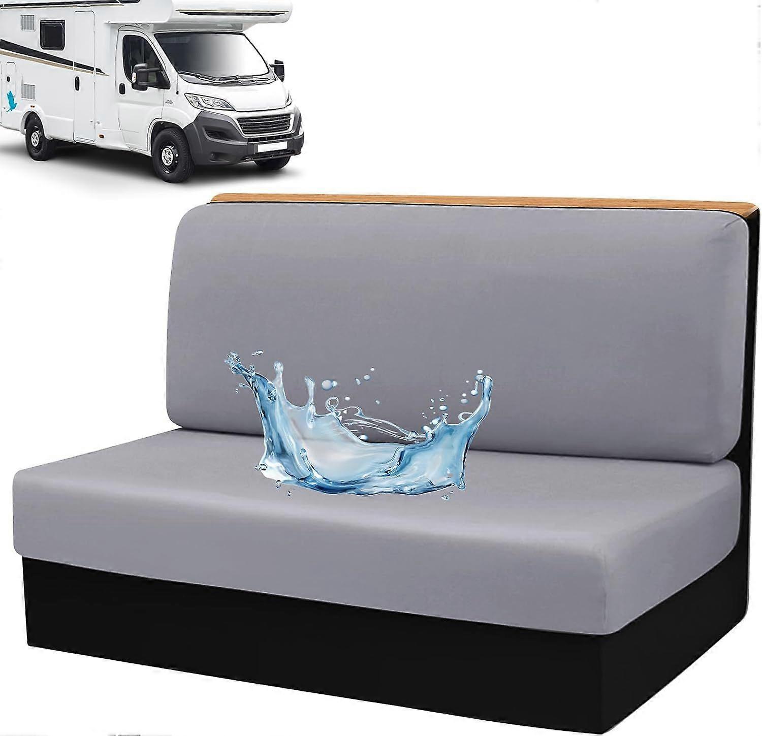 Caravan Seat Covers - For Caravan, Motorhome, Dining Table - Silver Grey