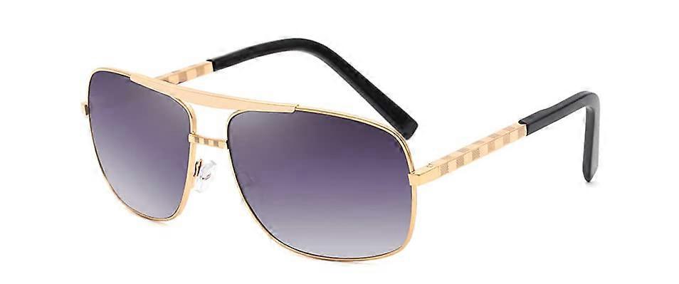 Sunglasses Men'sic Polarized Square Aviator Metal Frame