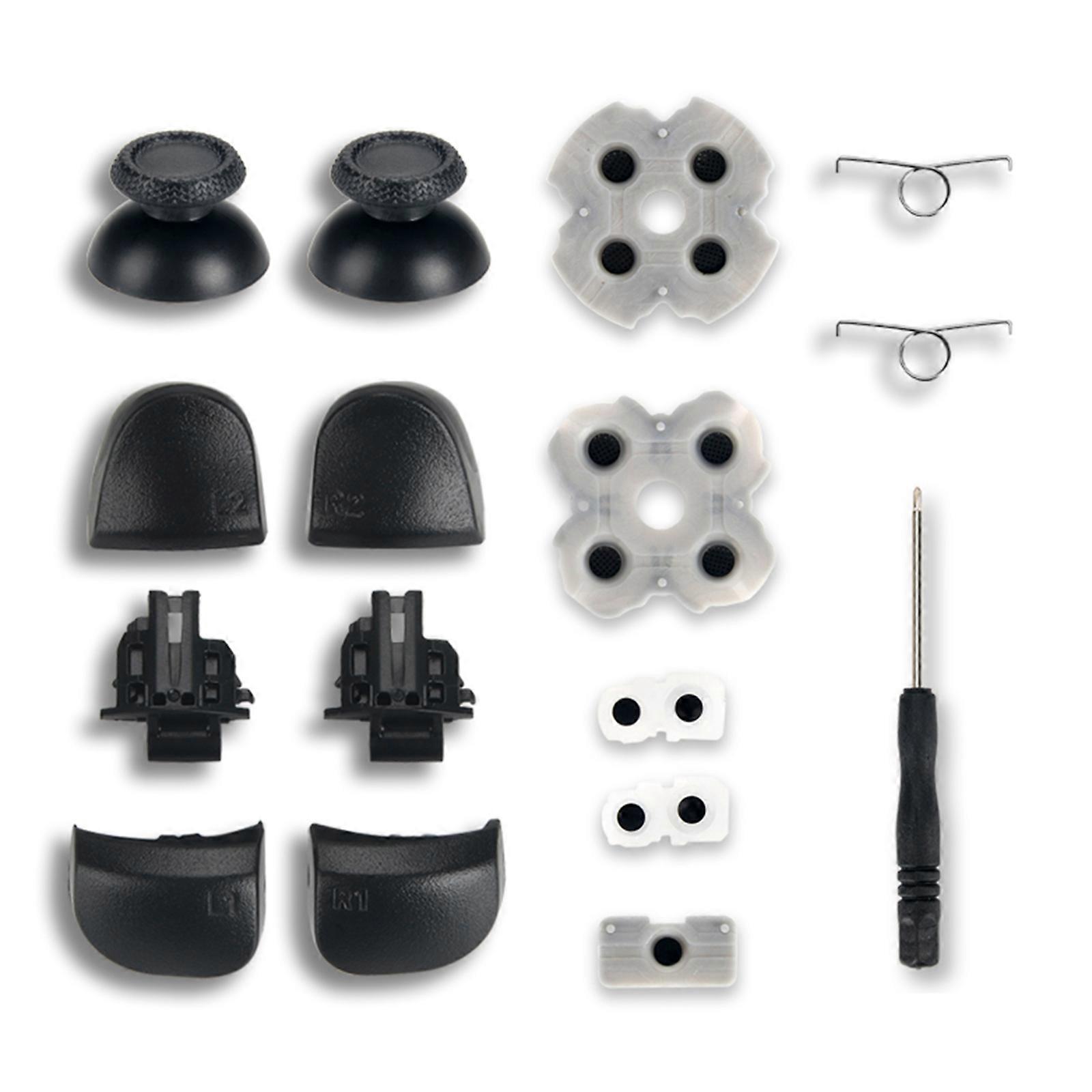 R2-L2 L1-R1 Trigger-Buttons Mod Kit Analog Stick Conductive Rubber Repair Fit for Controller Analog Stick Caps-