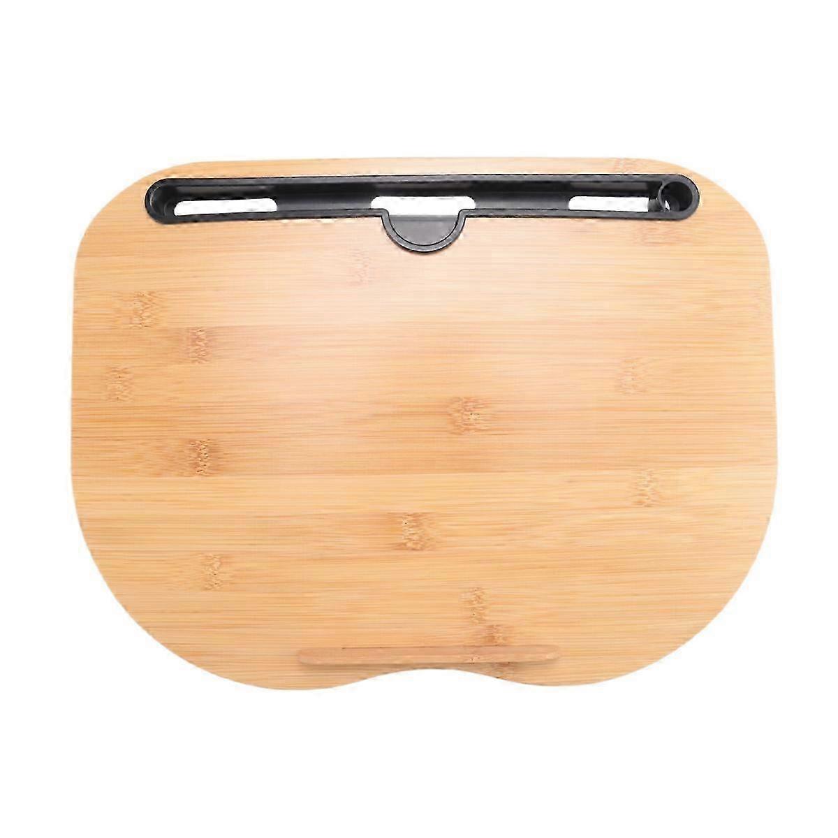 Lap Desk with Pillow Cushion,Laptop Stand with Slot for Tablet,Computer Bed Table for Travel,Support