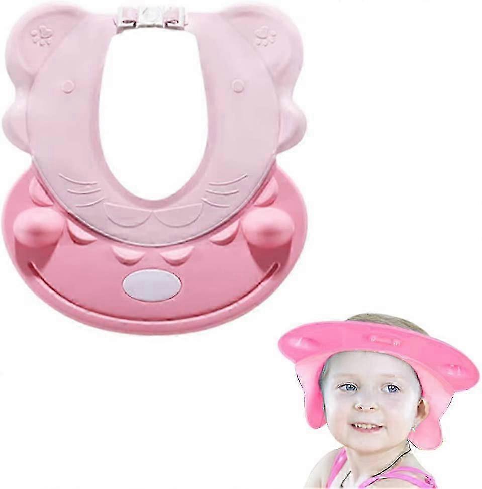 Adjustable Kids Bath Visor - Soft Shower Cap for Babies & Children to Protect Eyes & Ears from Water
