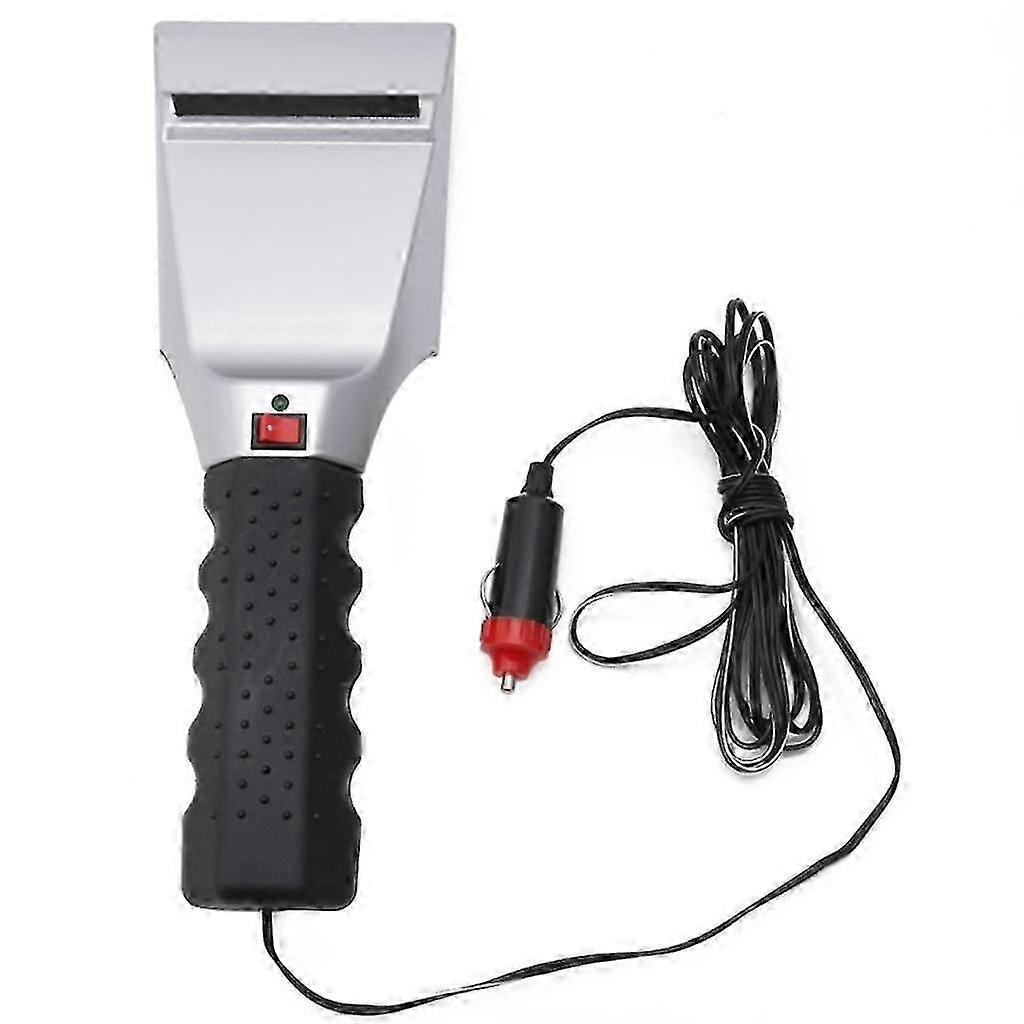 12v Heated Ice Snow Defrost Windshield Scraper Remove Electric Auto Car Lighter