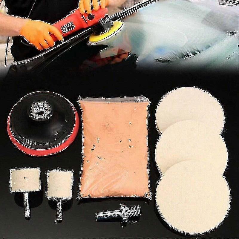 8 Piece Cerium Oxide Glass Polishing Kit U