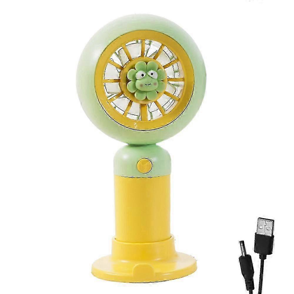 Usb Charging Handheld Small Fan Desktop-portable Bracket Mini Turbofan