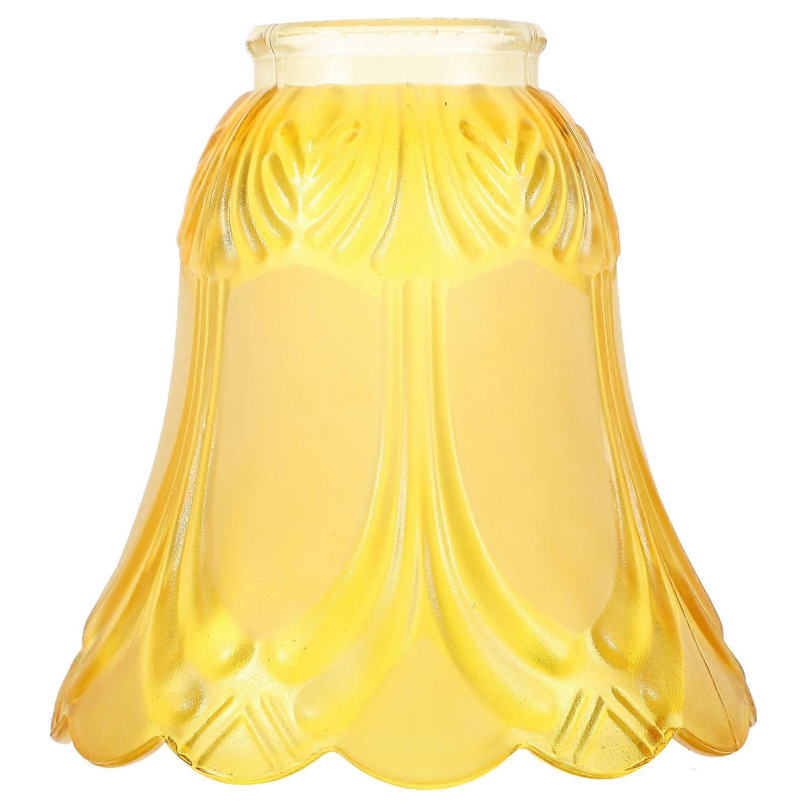 Abat-jour en verre unique élégant couvercle de lampe couvercle de lustre