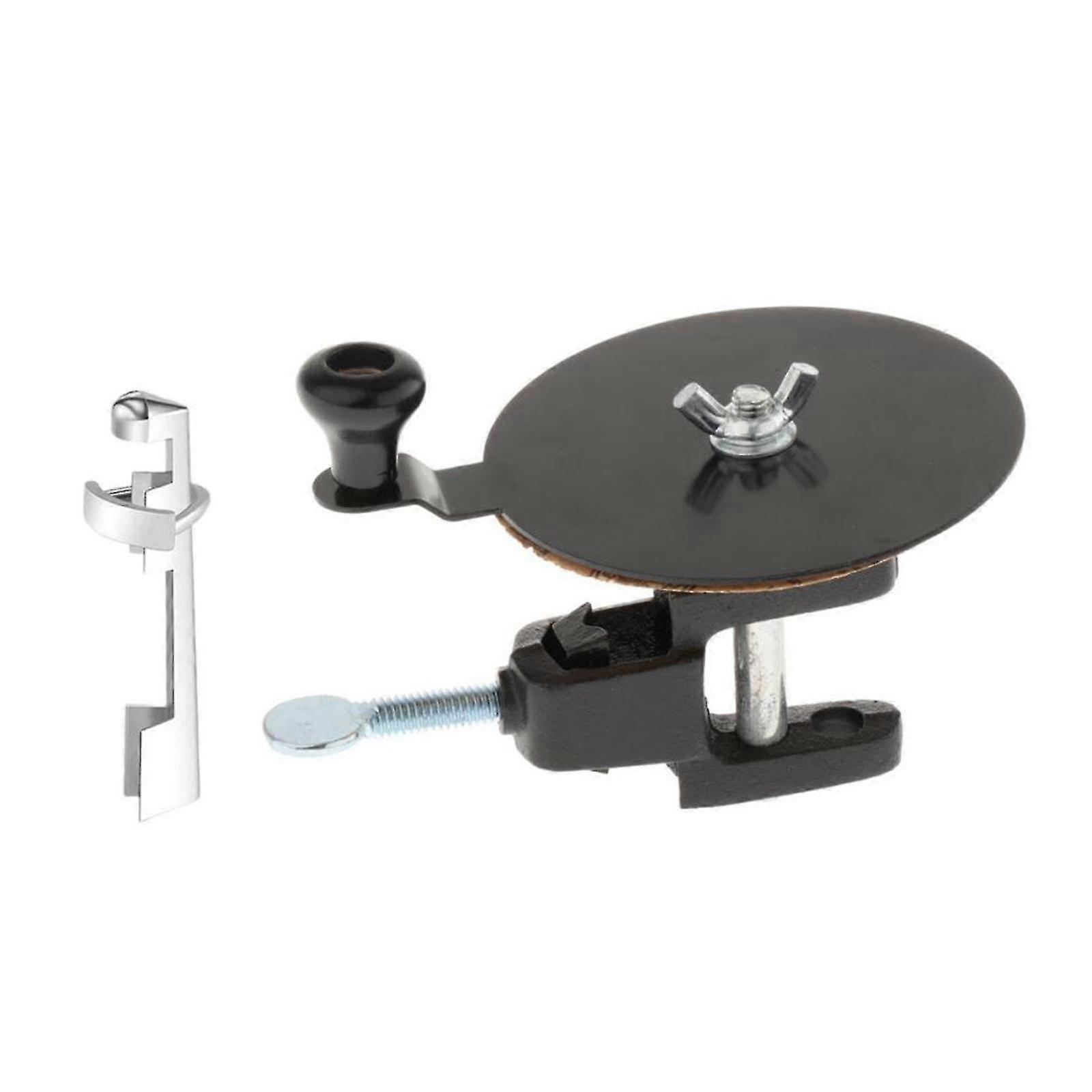 Billiard Pool Cue Tip Clamp and Sander Tool for Polishing Cue Tips, Holder Fastener for Cue Tip Shaping Supplies, Essential Billiard Accesso