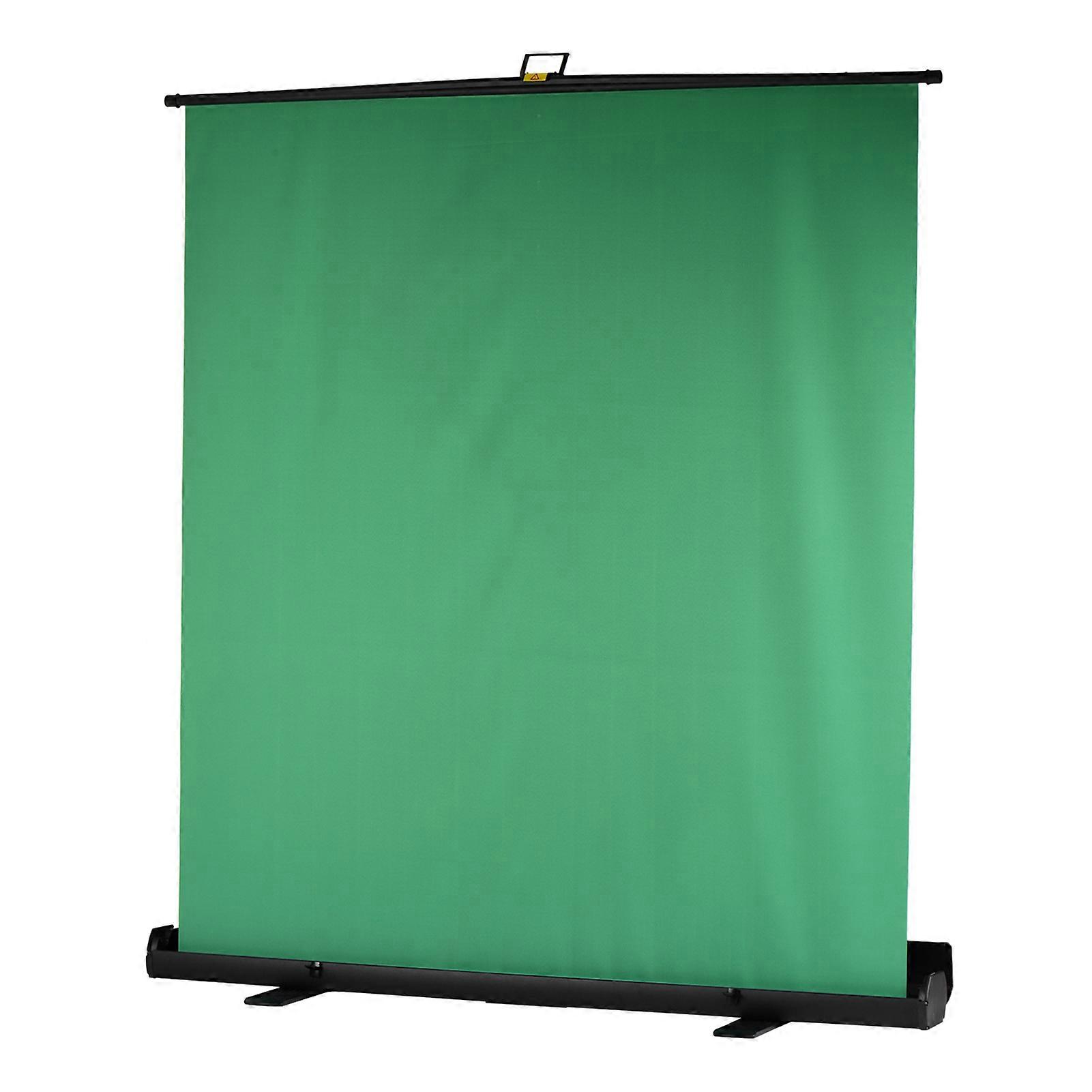 Portable 200cm Collapsible Green Screen Backdrop with Aluminum Case