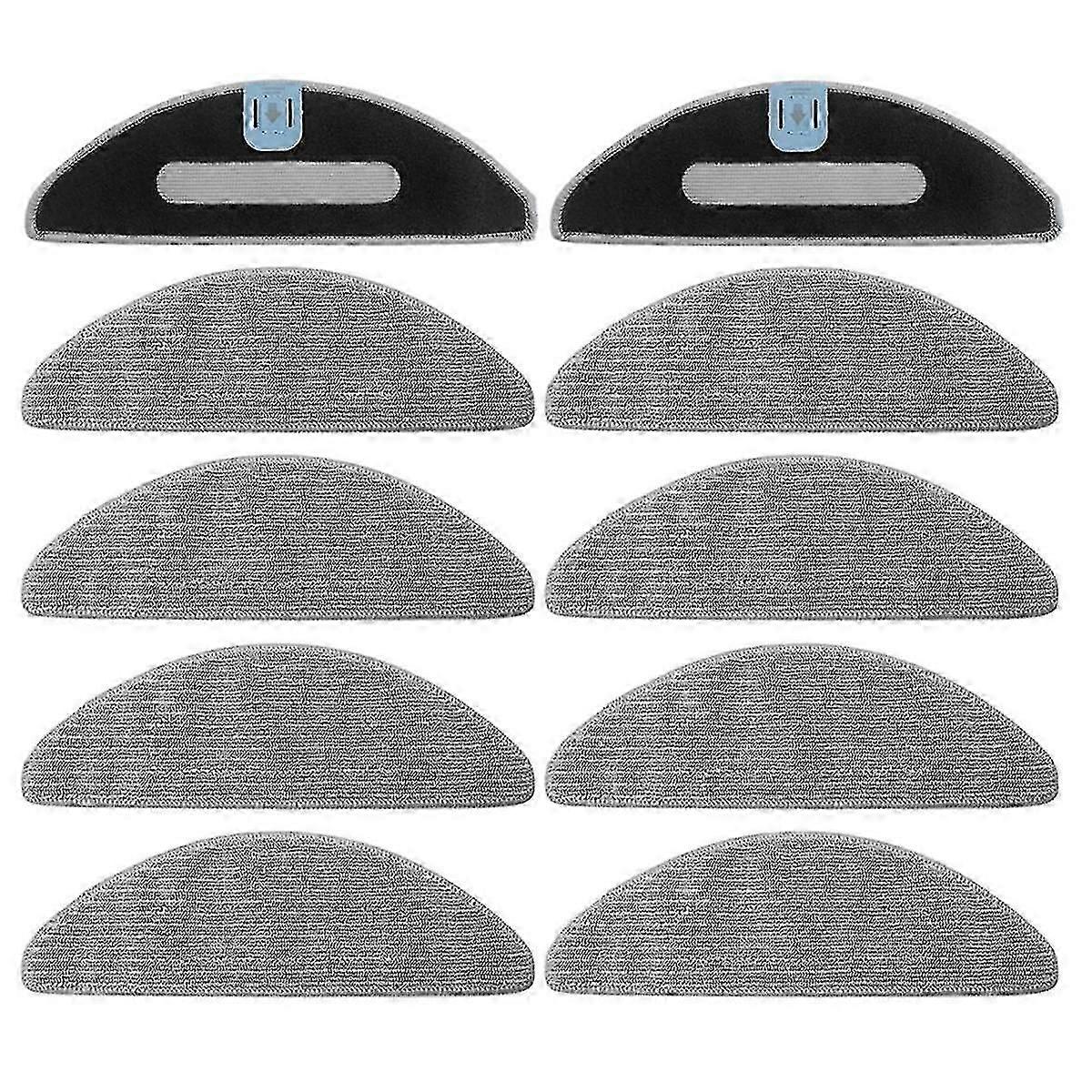 10 PCS Parts Mop Pads for iRobot Roomba Combo I5, I5+,J5, J5+ Robot Vacuum Microfiber Washable Reus