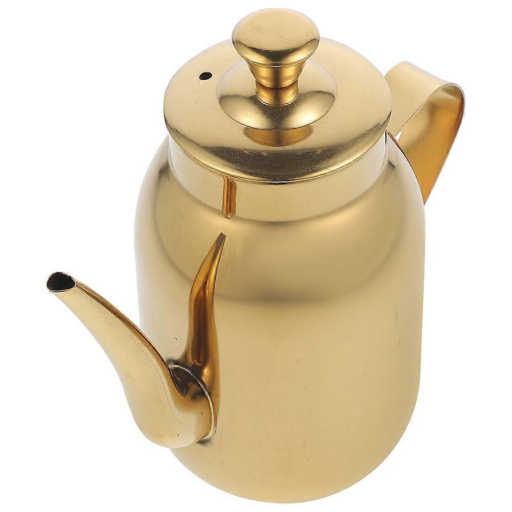 Stainless Steel Oil Dispenser with Filtered Pourer, Multi Function Kitchen Container for Oil, Vinegar, Soy Sauce, Ideal for Home and Restaurant