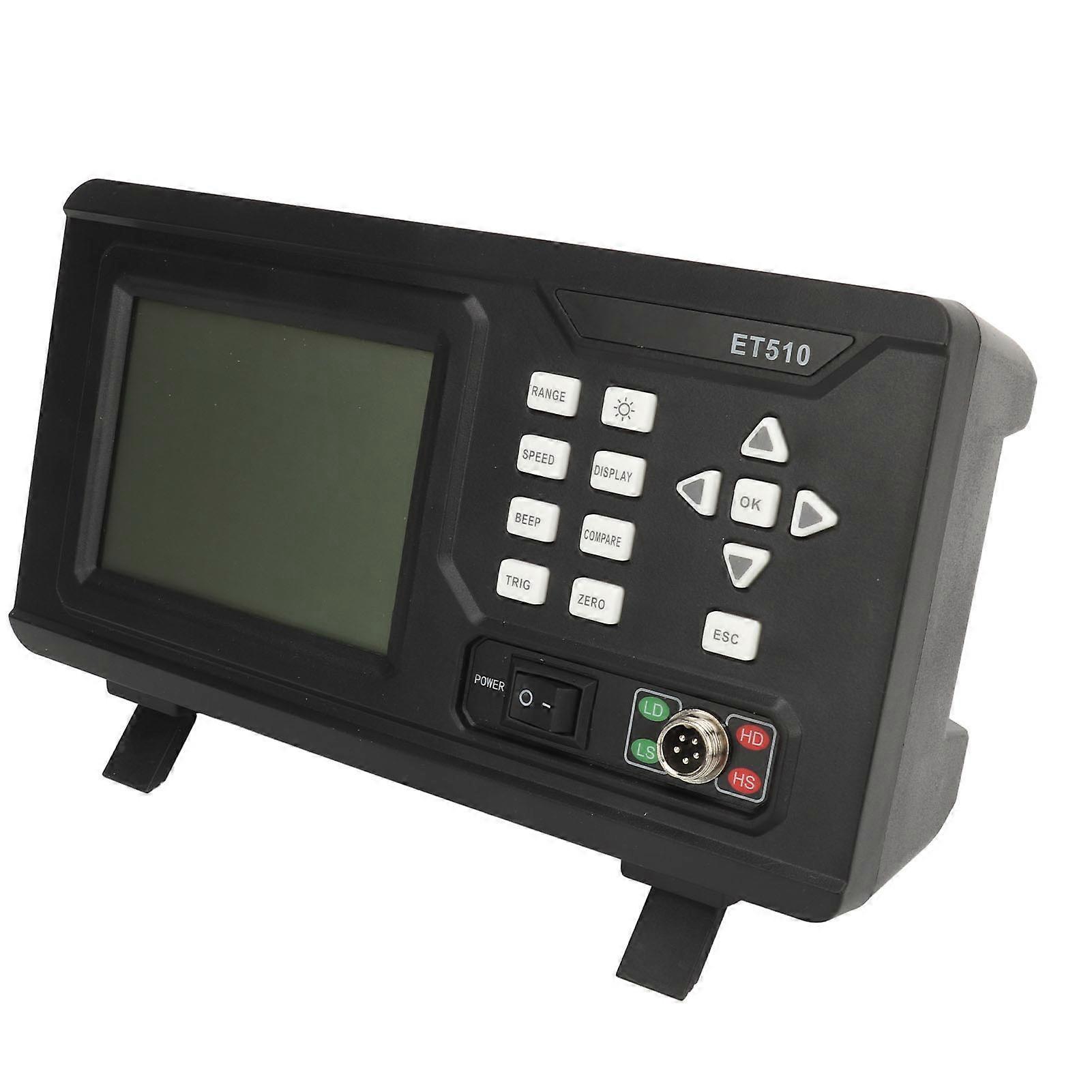 DC Low Resistance Meter 10uΩ to 5kΩ LCD Backlit Display Portable Milliohm Tester Micro Ohmmeter