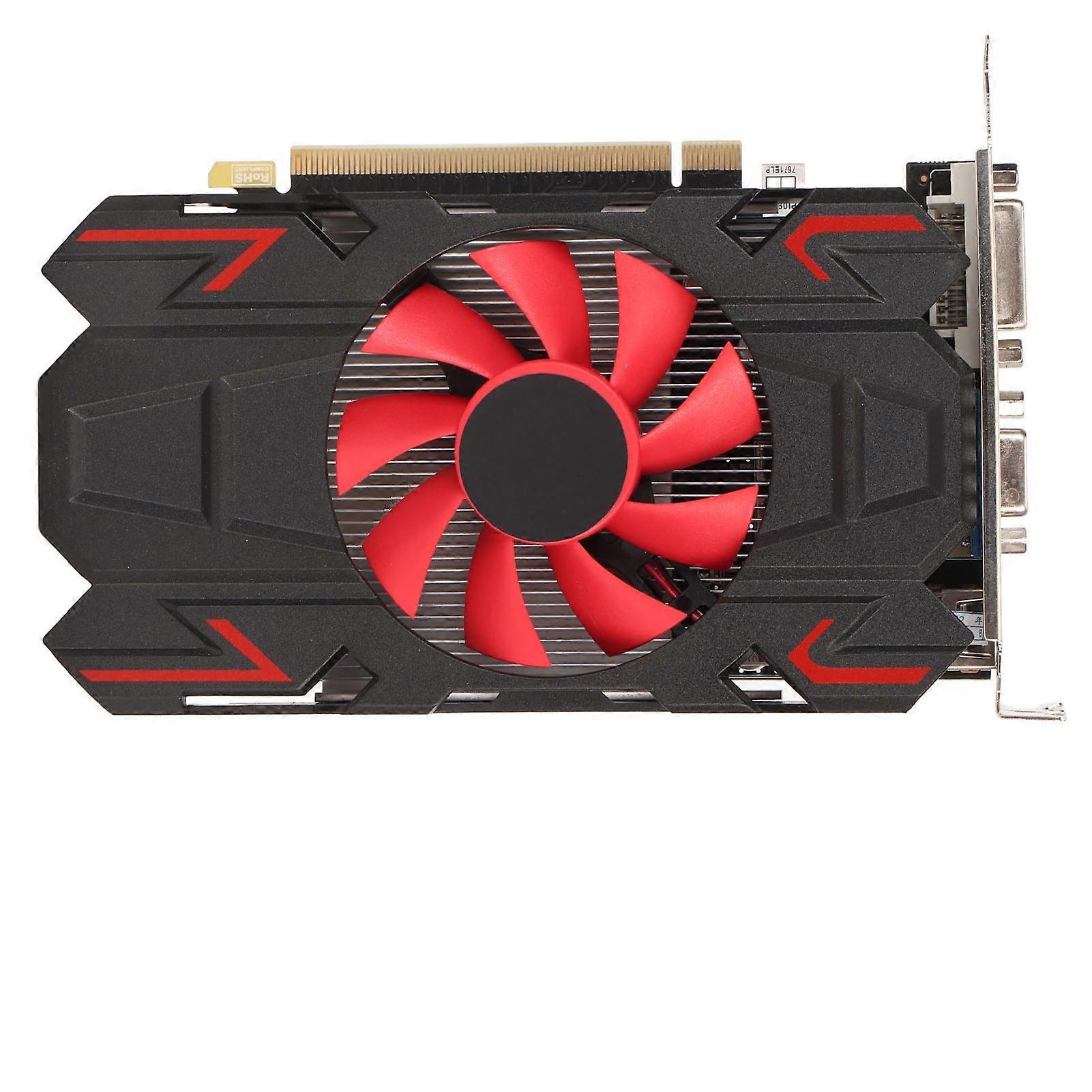 HD7670 4GB DDR5 128bit Graphics Card with Cooling Fan, 2560x1600 Resolution Support, HD Multimedia DVI VGA Game Video Card
