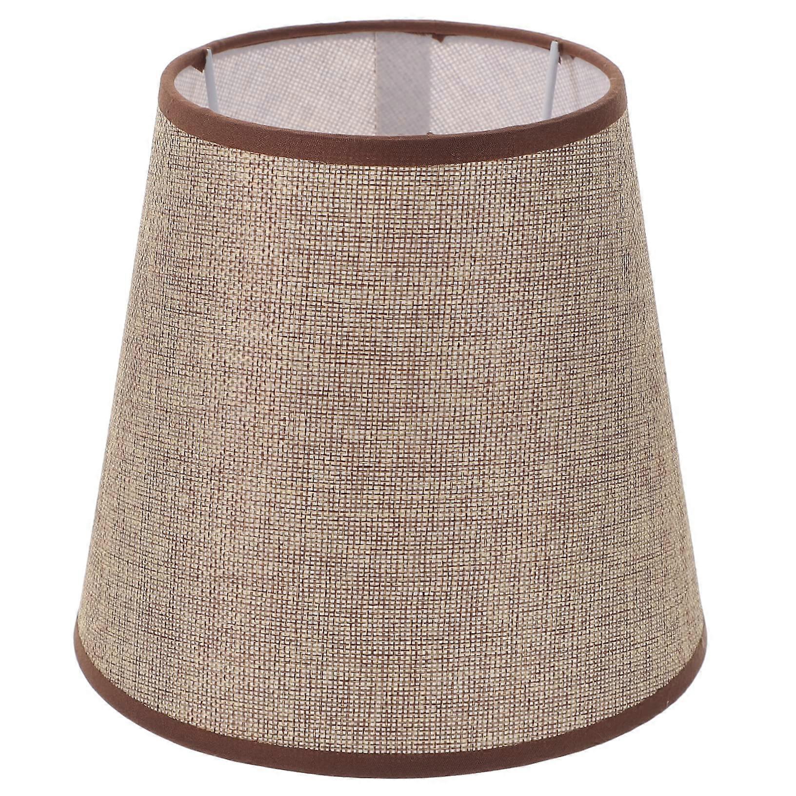 Linen Lampshade Small Pleated Shade Cover for Table Lamp