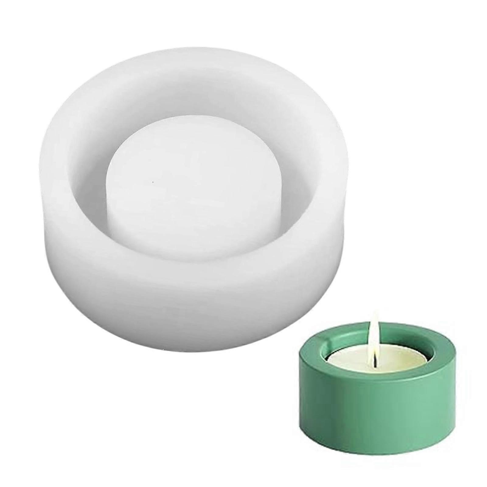 Silicone Mould Candle Holder for DIY Resin, Durable Concrete Casting Mould, Multi-Shape Silicone Moulds, Customizable Size