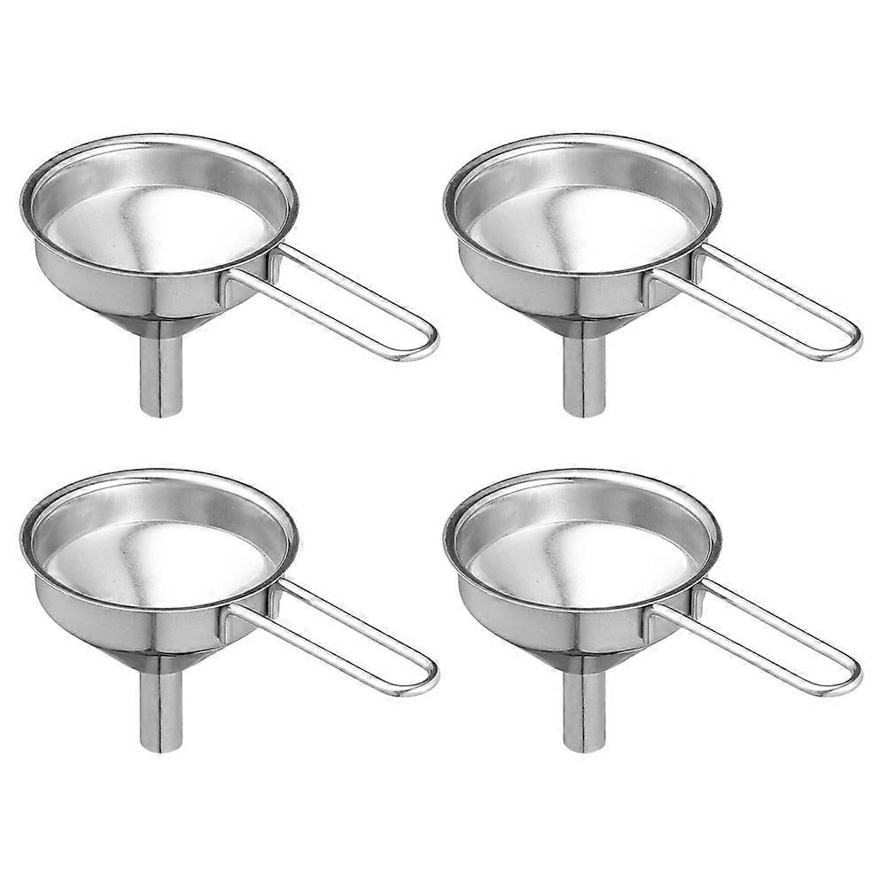 Small Funnels Stainless Steel Liquid Transfer Kitchen Use 10X5.6CM