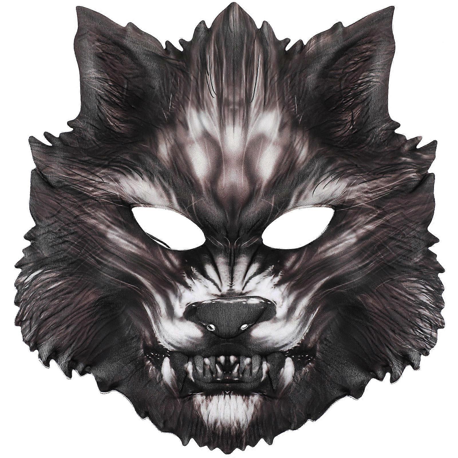 Halloween Mask Wolf EVA Simulation Wolf Head Cosplayers Carnivals 1Set