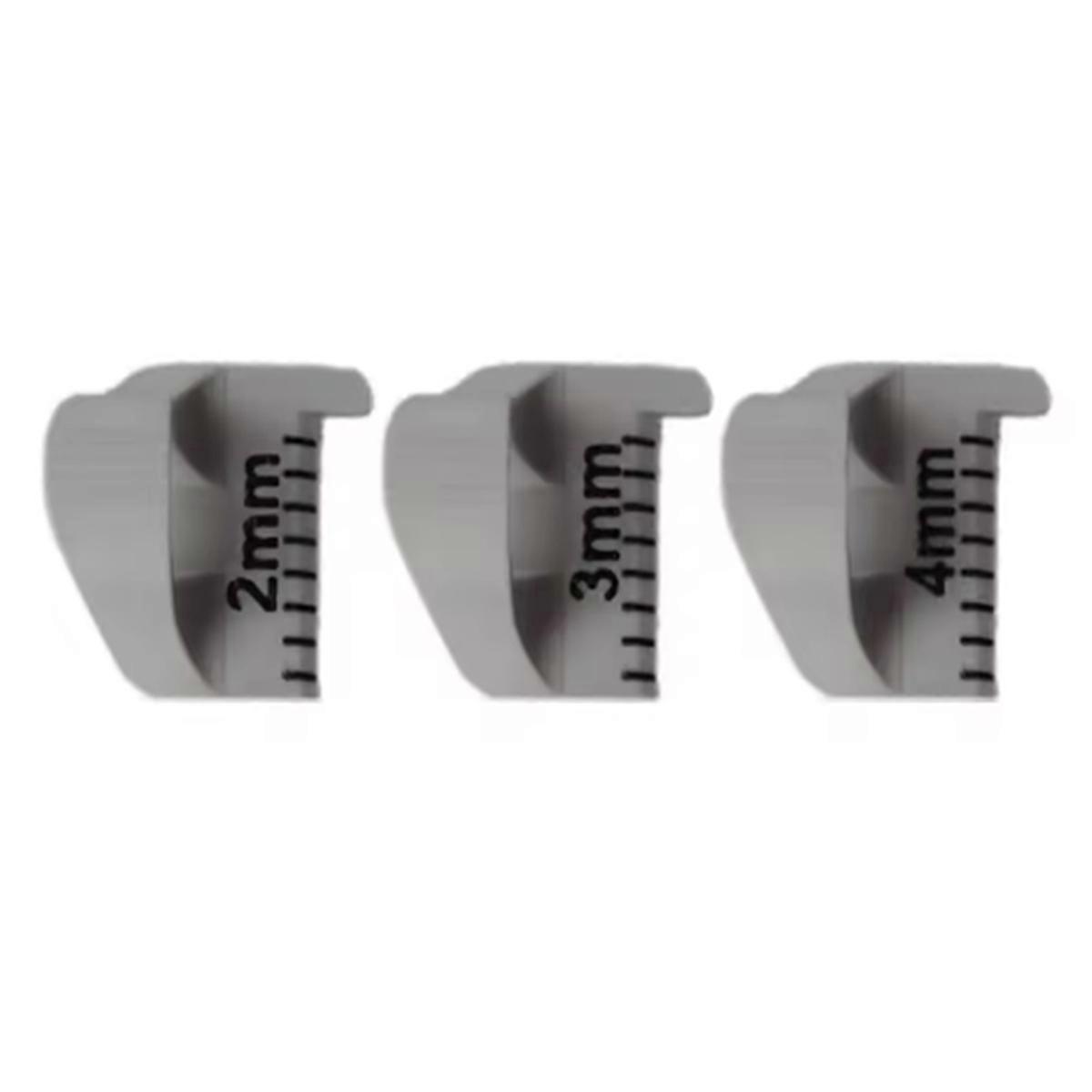 Sewing Needle Gauge Measuring Tool, Finger Ruler Sewing Template, Finger Protector, DIY Stitching Guide Tool