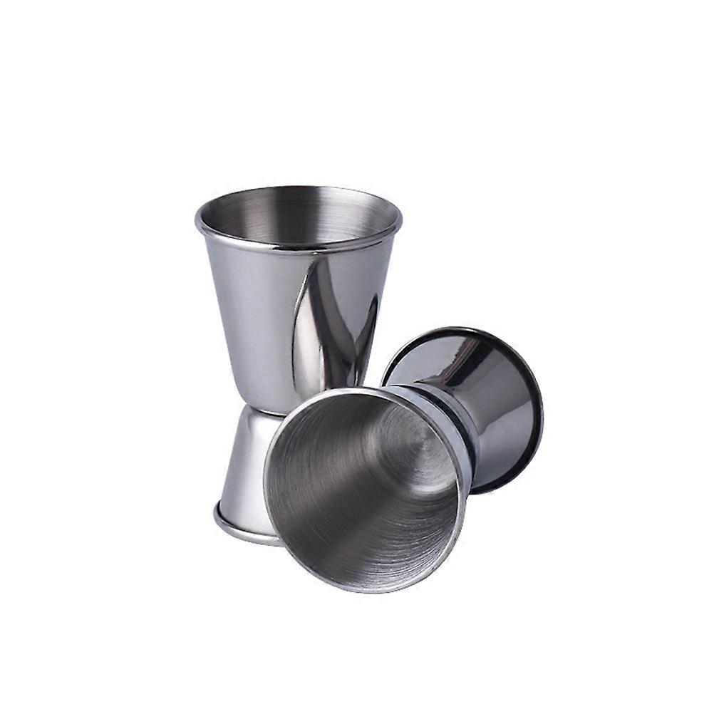Stainless Steel Measures Jigger Double Cups for Home Kitchen Mixology 15/30ml 1Pack