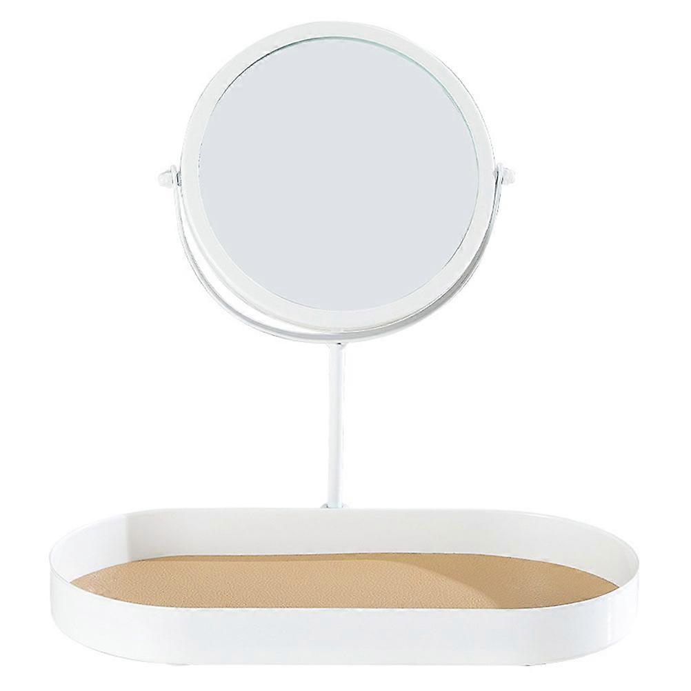Magnified Makeup Mirror Multidunctional Mirror Personal Grooming Dormitory Use 30X15X30CM Non-Distorted Image 1Set