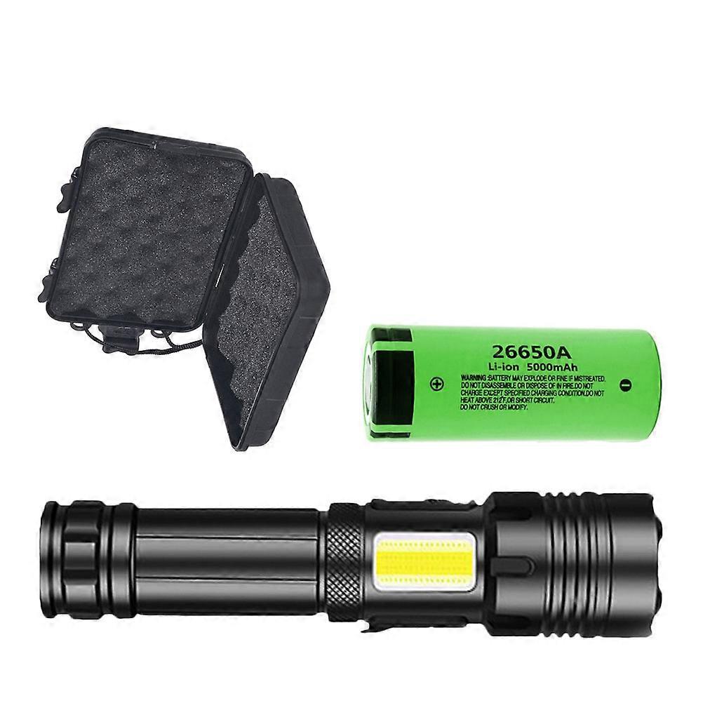 Survival Flashlights Portable Lighting For Outdoor Camping Handheld Device 17.40X4.30X4.30CM Strong Light 1Set