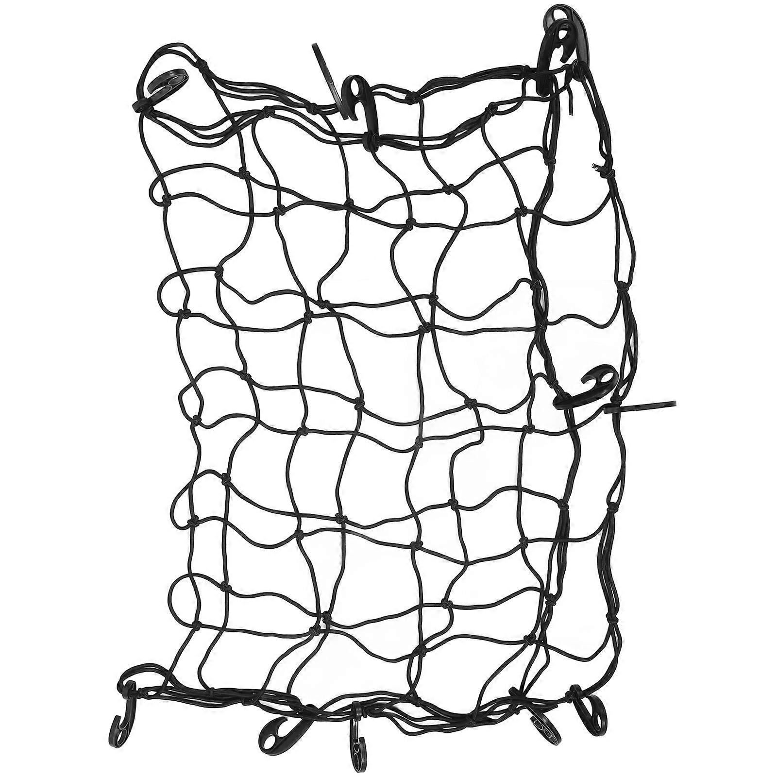 Inside Car Cargo Net For Roof Rack Use 120X90X1cm Black 1Set