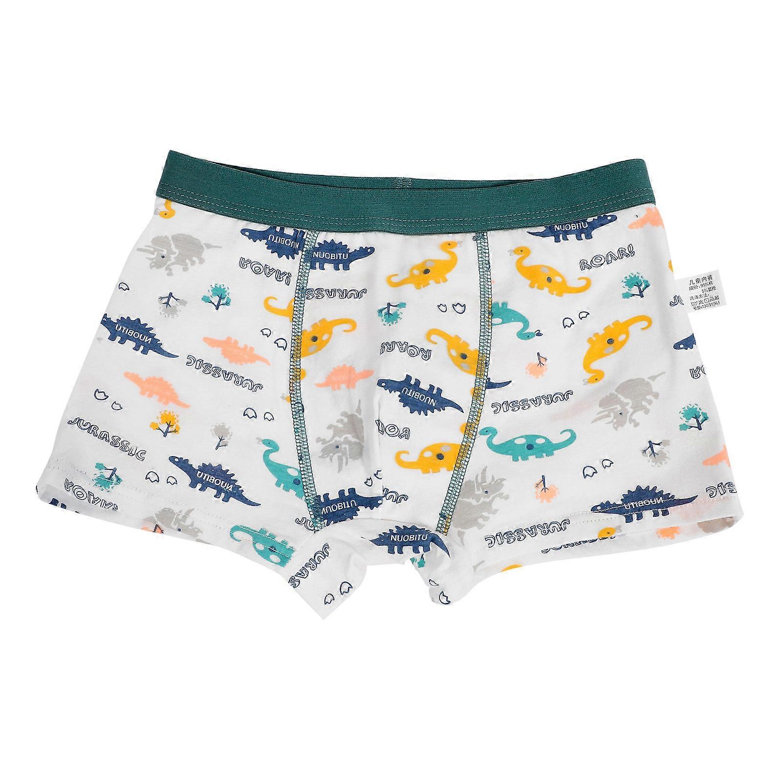 Little Boys Cotton Brief Breathable Underpants Durable Comfortable Fit for All Cut Leg Opening 1 Set
