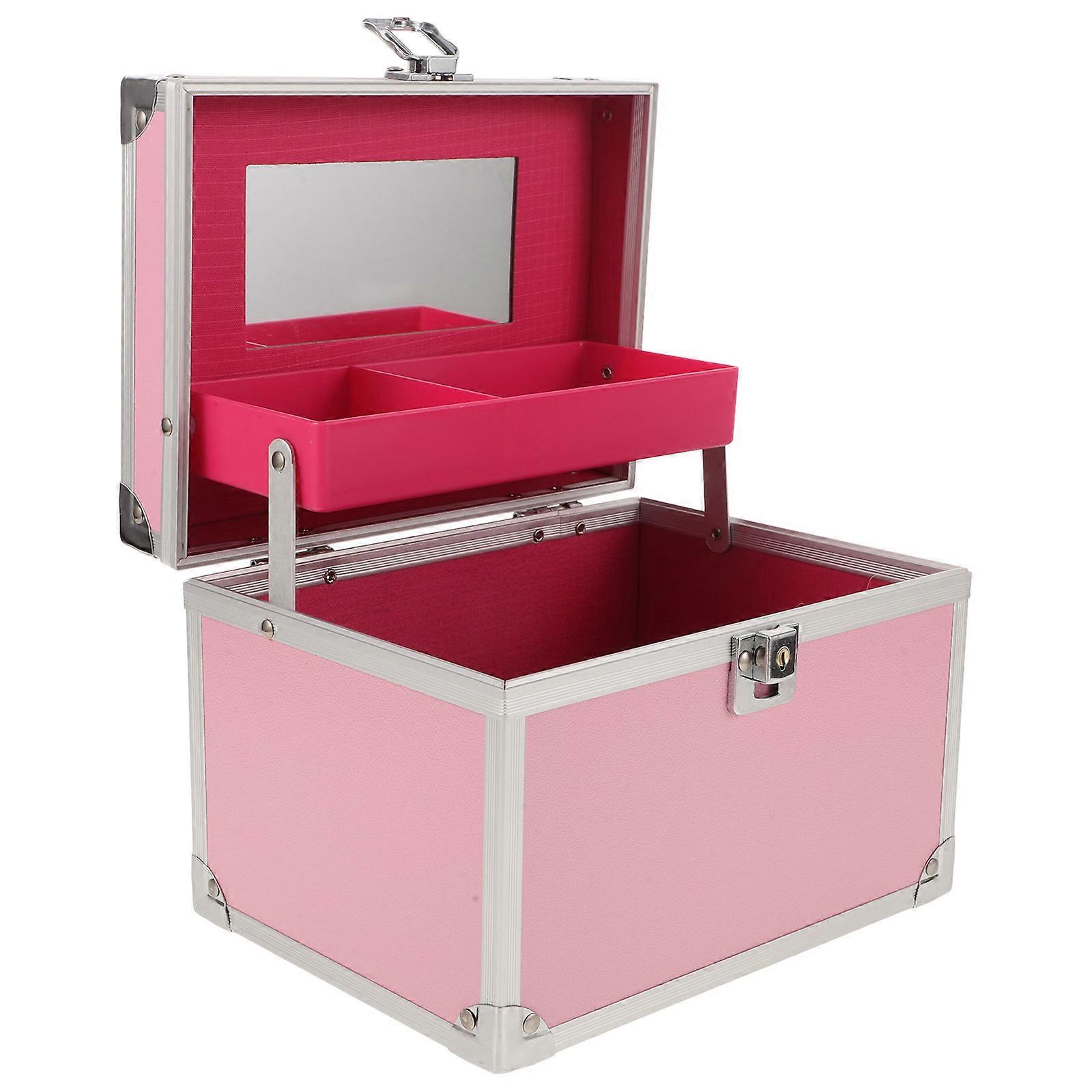 Aluminum Tool Case Storage Box Tool Storage Organiser Portable Tools Box For Workshop Use 20.50X15.00X14.00CM 1Pack