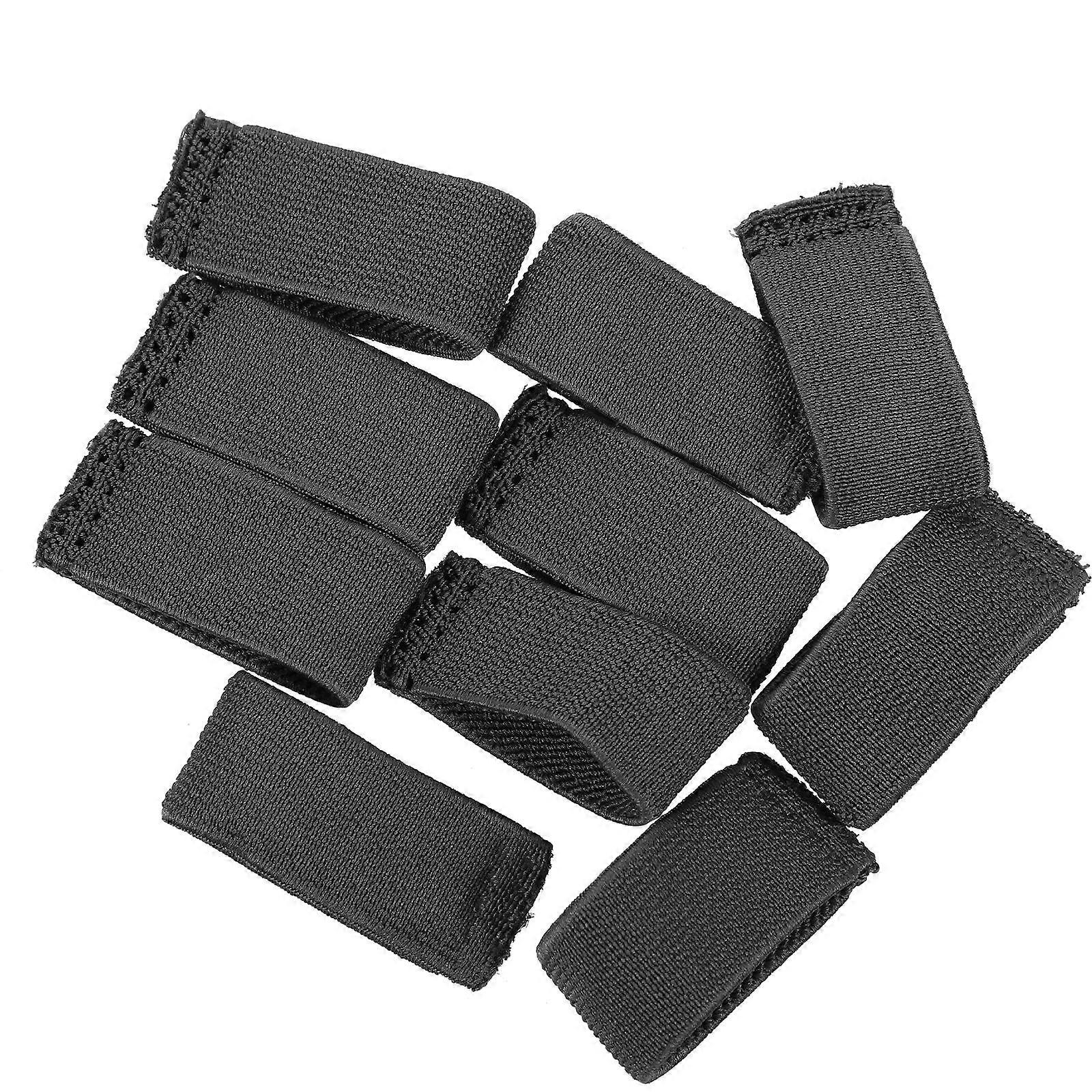 Elastic Harness Strap Loops for Backpacks & Duty Belts Durable Canvas Webbing Retainers for Outdoor Activities Heavy Duty Radio Straps Deep Grey
