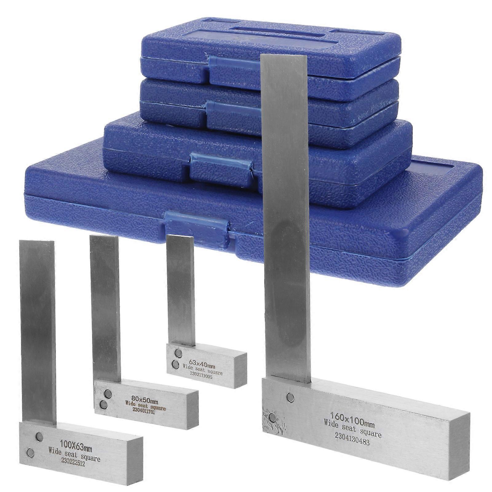 Woodworking Ruler L-Shape Carpenter Square Mechanical Engineers 1Set