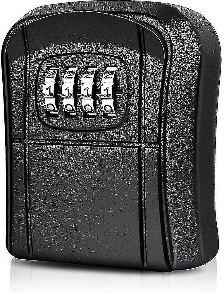Key Box Wall Mounted Mini Key Safe Outdoor Key Box With Resettable 4-digit