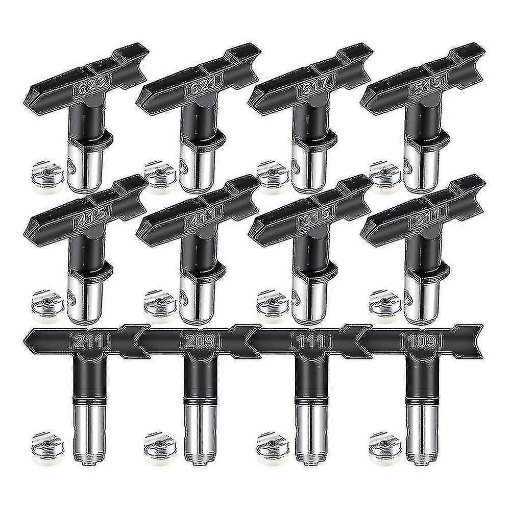 12Pcs Spray Tips Airless Paint Sprayer Tip Airless Nozzles Tip Paint for Airless Spraying Machine P